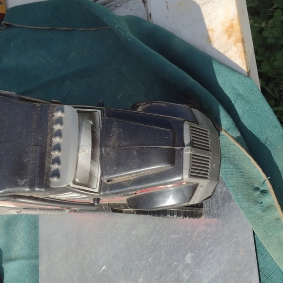 Black and Red Toy Truck with 30 Car Storage - Picture 2 of 2